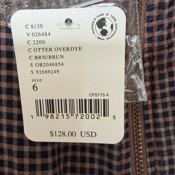 NWT Free People Billie Romper in Otter Overdye - Picture 6 of 6